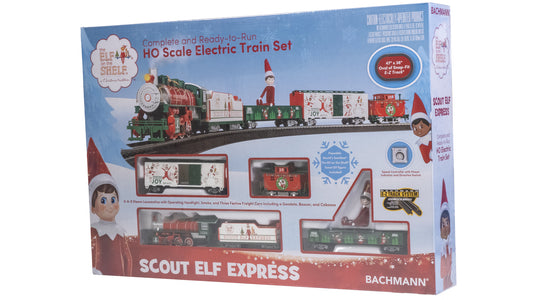 Bachmann HO Elf On The Shelf Scout Elf Express Freight Set/0-6-0 - 00779