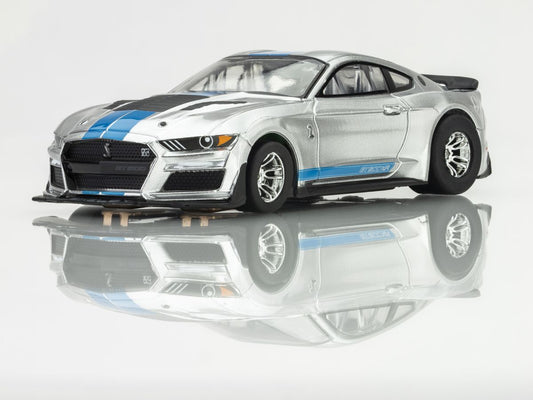 AFX Mustang GT500KR Sil/Blu
