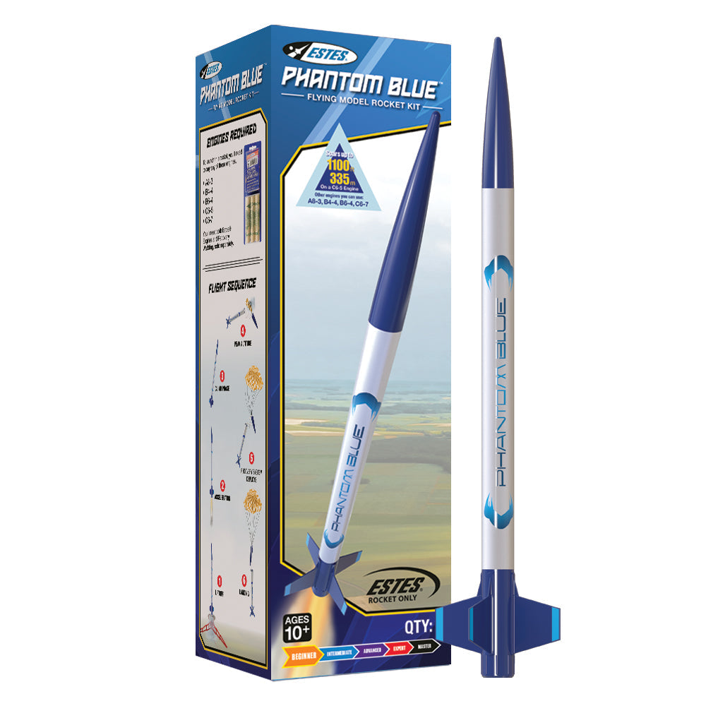 Estes Phantom Blue Rocket ARF