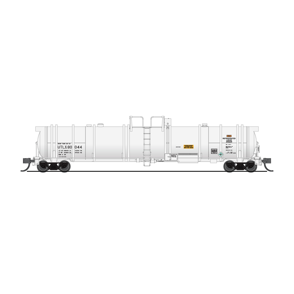 Broadway Limited N Cryogenic Tank Car UTLX 2pk