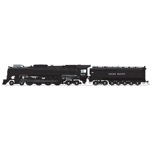 Broadway Limited HO P4 UP FEF-3 4-8-4 Steam Loco #842/blk&graphite DC/DCC Sou