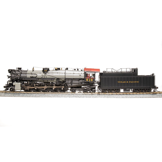 Broadway Limited HO HY T&P 2-10-4 Steam Loco #619/In-Service DC/DCC Sound