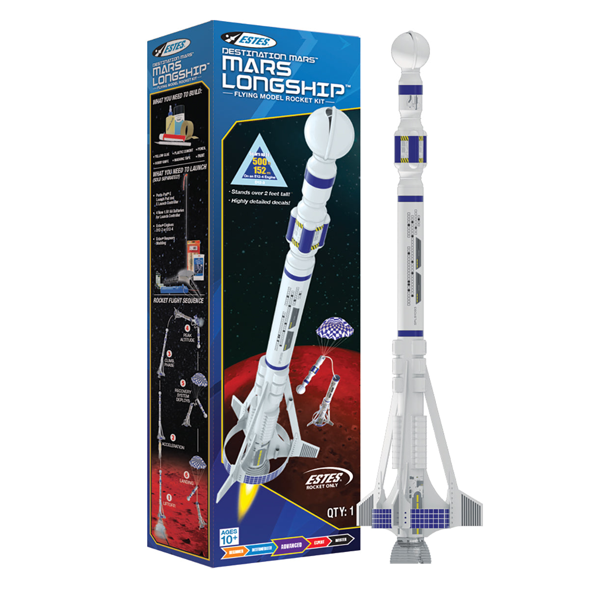 Estes Destination Mars Mars Longship (English Only) Skill ADV