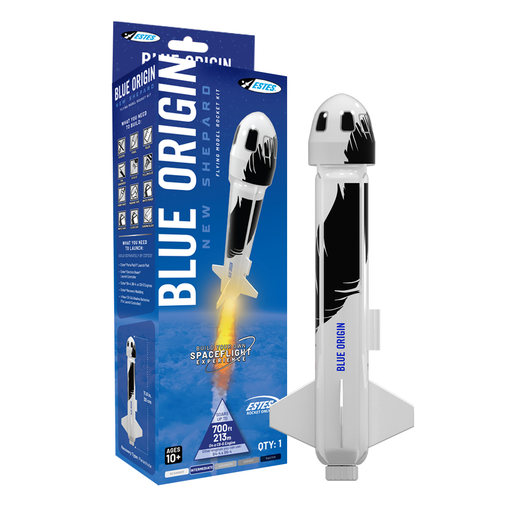 Estes Blue Origin New Shepard Builder Kit Skill INT