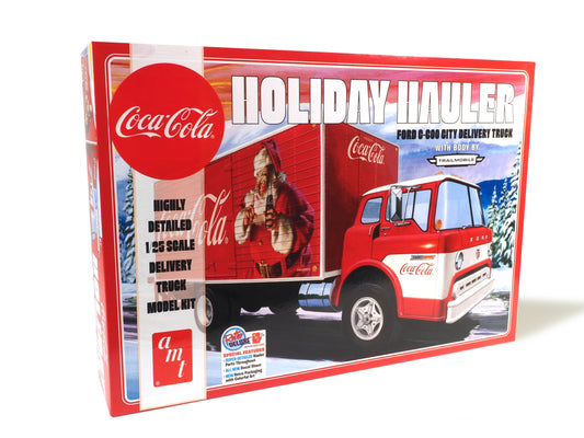 AMT Ford C-600 City Holiday Delivery Truck Coca-Cola 1:25 Scale Model Kit