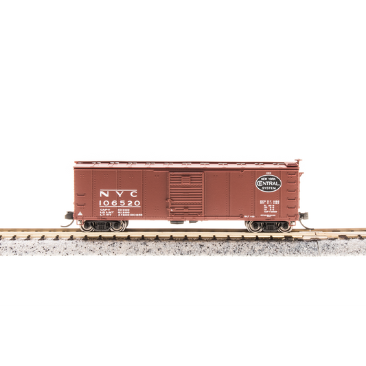 Broadway Limited N Steel Boxcar NYC #103634 w/Corrugated Ends Post 1955 Goth