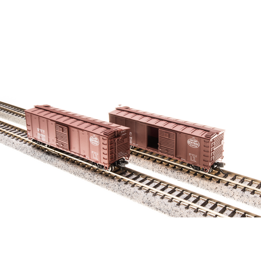 Broadway Limited N Steel Boxcar 4pk NYC w/Corrugated Ends Pre-1955 Roman