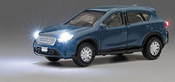 Kato N Scale SUV Lighted Dark Blue (Just Plug)