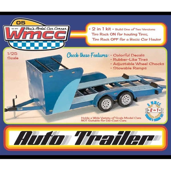 Wes's Model Car Corner Auto Trailer Kit 1:25 2n1