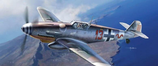 Academy 1/48 Academy WWII Messerschmitt Bf109G6/G2 JG27 Luftwaffe Fighter