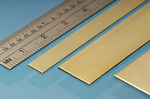 Albion Alloys BS4M Brass Strip 6x0.6mm (4 Pack)