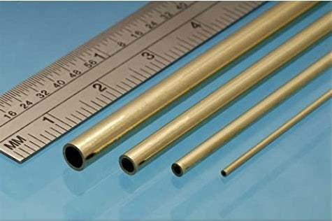 Albion Alloys BT1M Brass Tube 1x0.25mm (4 Pack)