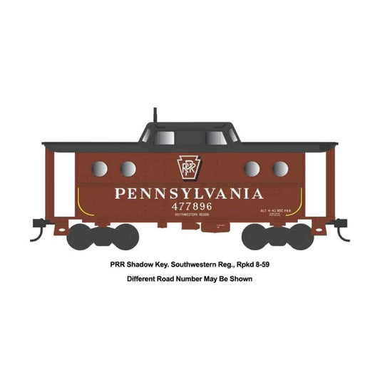Bowser HO Scale Pennsylvania #477896 PRR N5C Caboose | BOW43403