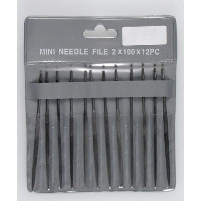 Excel 12pc 4 Mini File Set/Pouch"