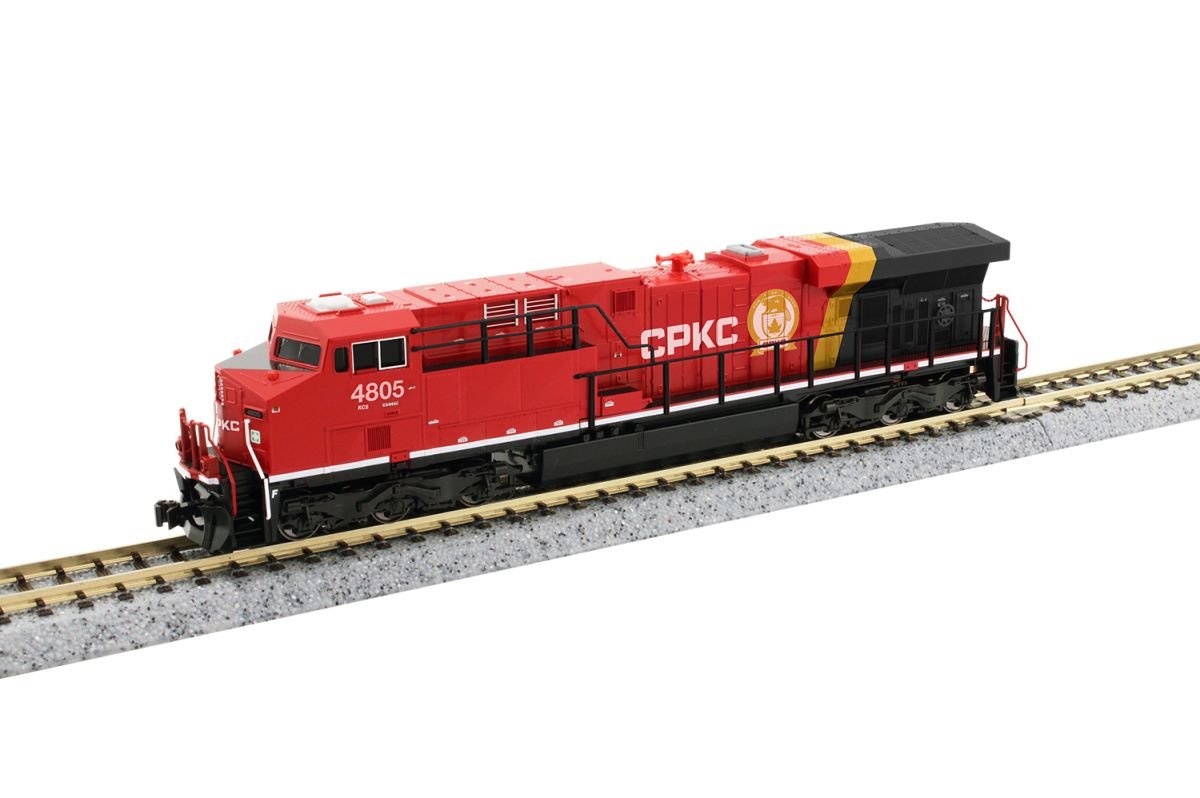 Kato N Scale CPKC 4805 GE ES44AC GEVO (DC) 176 - 8956 - Fusion Scale Hobbies