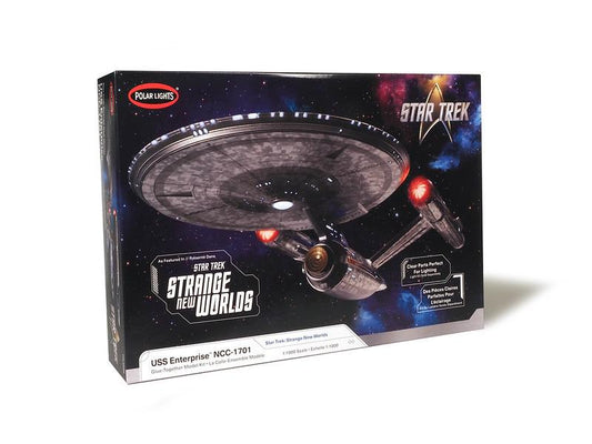 Polar Lights 1/1000 Star Trek Strange New Worlds USS Enterprise Plastic Model Kit - 058