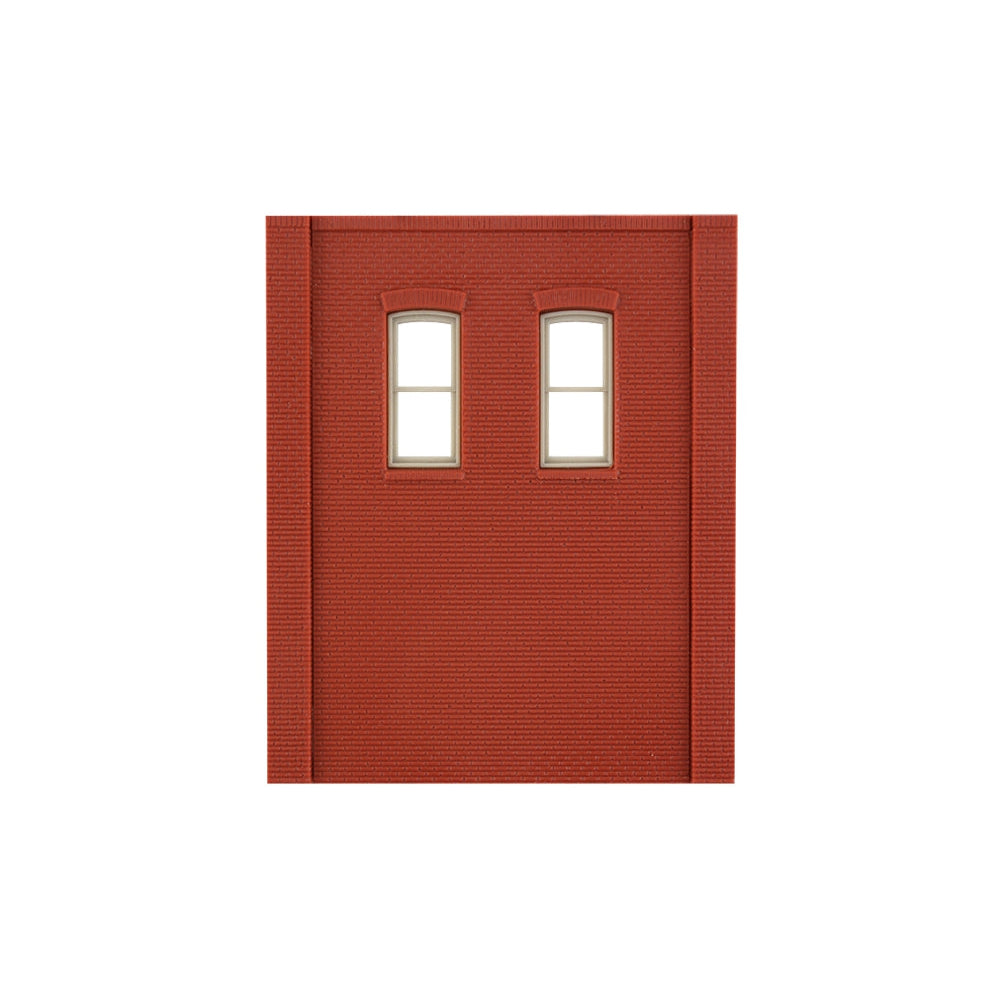 Woodland Scenics HO DPM 2-Story Wall Upper 2 Rectangular Windows