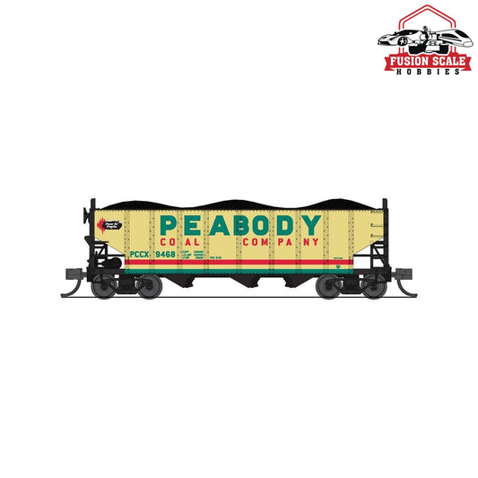 Broadway Limited N H2a 3-Bay Hopper 2pk B Peabody Coal Company