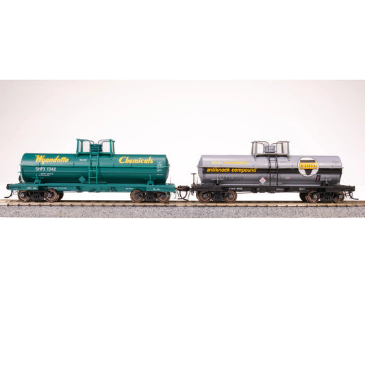 Broadway Limited HO 6000g Tank Car 2pk Ethyl Corp/Wyandotte