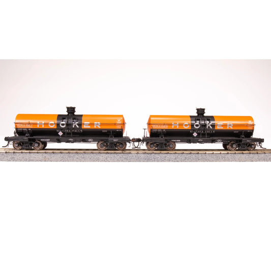 Broadway Limited HO 6000g Tank Car 2pk Hooker As-Delivered