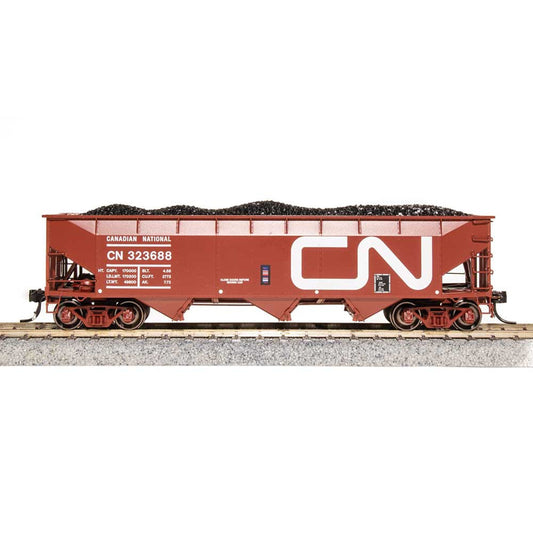Broadway Limited HO AAR 70t Hopper 4pk CN/oxide red