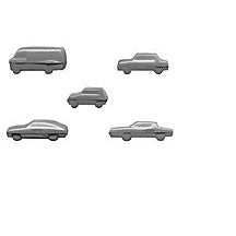 Plastruct Automobile Assortment (15 per pack)