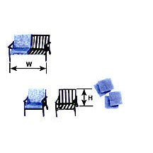 Plastruct O gauge Polystyrene Patio Chair Set (1 set per pack)