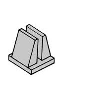 Plastruct ABS H Column Base Mount for H-8 (5 per pack)