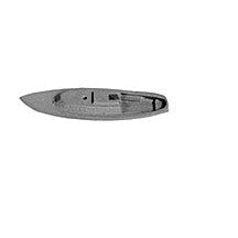 Plastruct Cast Metal Sail Boat (3 per pack)