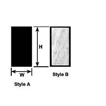 Plastruct O gauge 36" Plastic Door & Frame ( per pack)