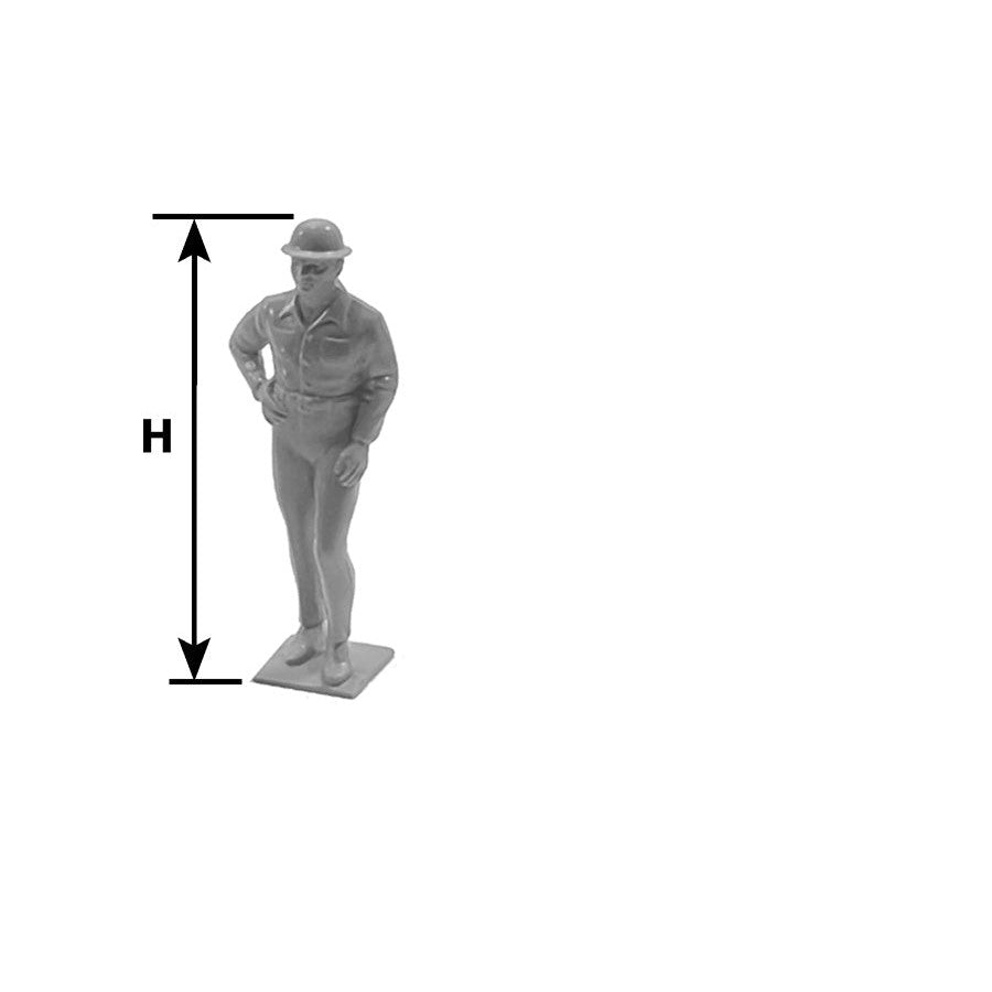 Plastruct G gauge Scale Tan ABS Standing Figure (2 per pack)