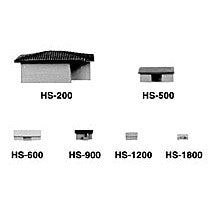 Plastruct Multi Color Polyethylene Layout Houses (4 per pack)