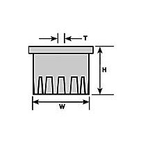 Plastruct G gauge Green ABS Mercury Vapor Light (5 per pack)