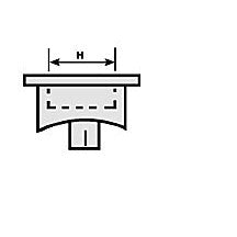 Plastruct 17/32" O.D. 5/16" I.D. Medium Gray ABS Nozzle (5 per pack)