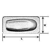 Plastruct White Polystyrene Bathtub (1 per pack)
