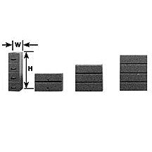Plastruct O gauge White Styrene Horizontal File Cabinet (1 per pack)