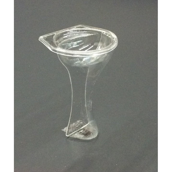 Plastruct Dollhouse Clear Coolly 24" Pedestal Sink (1 per pack)