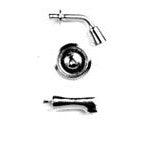 Plastruct Dollhouse Gold Polystyrene Tub and Shower Faucet (3 per pack)