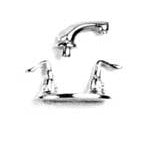 Plastruct Dollhouse Gold Polystyrene Vanity Faucet (2 per pack)