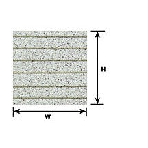 Plastruct G gauge Gray Asphalt Shingle Sheet 24" x 7" (1 per pack)