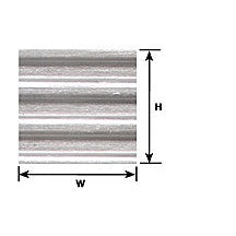 Plastruct White Corrugated Siding Live Steam 11"(275mm) x 7"(175mm) - (2 per pack)