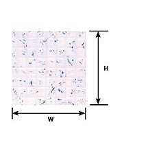 Plastruct 3/16" Clay Red Square Tile Sheet 12 x 7" (2 per pack)