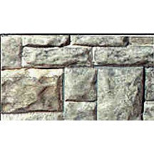 Plastruct Dollhouse Scale Beige Castle Block Sheet 14" x 24" (1 per pack)