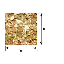 Plastruct O Scale Beige Rock Embankment Sheet 12" x 7" (2 of PS-69)