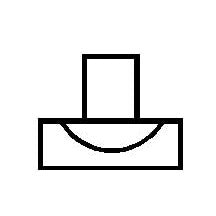 Plastruct White Butyrate Reducing Tee for TB-4/TB-2 (5 per pack)