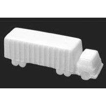 Plastruct Polystyrene Trailer Truck (8 per pack)