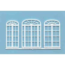 Plastruct O 1:48 Windows/French Doors Flt (1 per pack)