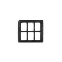 Plastruct G gauge 45" x 81" 6 Pane Window (1 per pack)