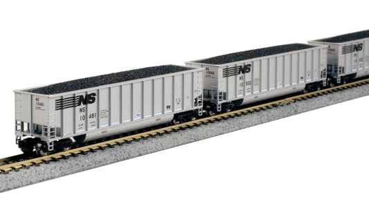 Kato N Scale Norfolk Southern Bethgon Coal Hoppers 8 Pack