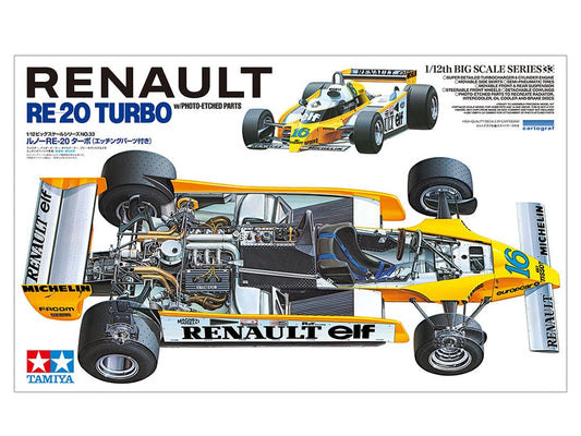 Tamiya 12033 1/12 Renault RE-20 Turbo w/PE Parts